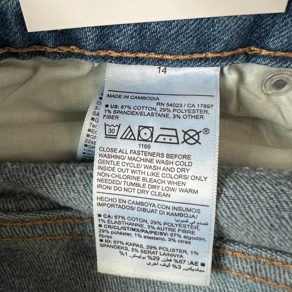 NEW Old Navy High-Waisted OG Straight Ankle Jeans Sz 14 - Picture 12 of 13